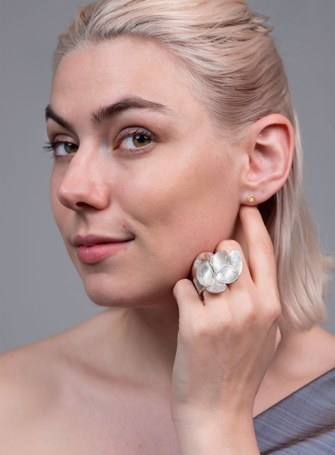 Bague Geneve argent or Parure1